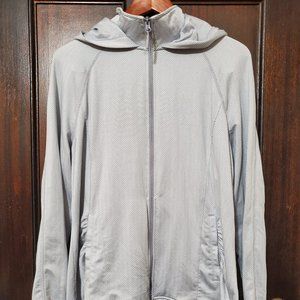 Mondetta Grey & White Hooded Zip Up Jacket XL